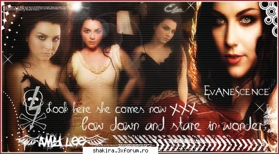 Shakira vs. Amy Lee - asta e o semnatura pt forumuri - Shakira VS.